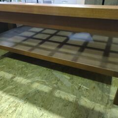 ジャングル×2和泉大型良品館　センターテーブル　ガラス　ローテーブル　リビングルーム　【R226】の画像