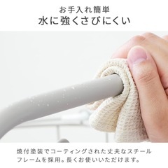 WEIMALL ランドリーバスケット 2段の画像