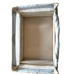 ApricaアップリカココネルエアーAB ホワイトグレー ベビーベッドの画像