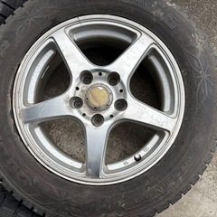 期間限定出品　社外　15インチ　アルミホイール　スタッドレス用にの画像