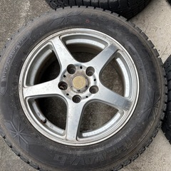 期間限定出品　社外　15インチ　アルミホイール　スタッドレス用にの画像