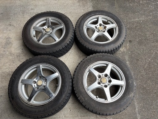 期間限定出品　社外　15インチ　アルミホイール　スタッドレス用に