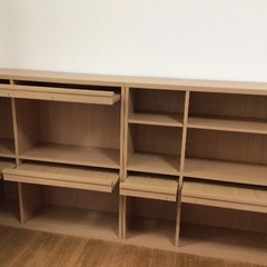 本棚、収納棚　2点セットの画像