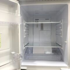 25C533_ジC SHARP シャープ ノンフロン冷凍冷蔵庫 SJ-D14B-W 2016年製 キッチン家電 単身 一人暮らし 現状品 中古の画像