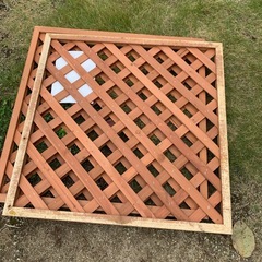 木製　ラティス　5枚セット　DIYの画像