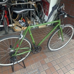 700c (ART) ドロップハンドル　2×7speed　クロモリフレーム　グリーンの画像