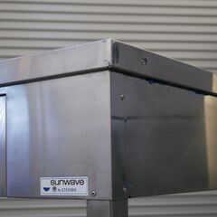≪zyt2555ジ≫ sunwave/サンウェーブ ステンレス製 引出し付作業台 幅130cm 奥行90cm 現状品 調理台/店舗/設備/DIY/中古厨房機器/宮城県仙台市 71024-10の画像