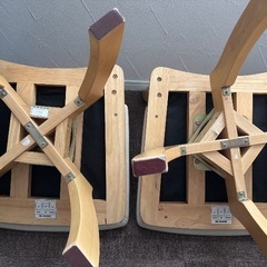 【お譲り先決定】ニトリ回転ダイニングチェア4脚セットの画像