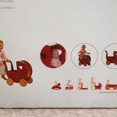 moover 木製手押し車 G-2475の画像