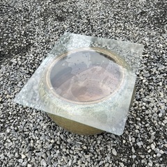 最終価格❗️早いもの勝ち❗️丸鉢　 鉢 火鉢 手炙り 植木鉢 陶器 茶道具 炭道具 骨董 古美術の画像