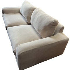 【無印良品】2人掛けワイドソファー　中古の画像