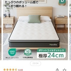 新品のダブルマットレスの画像