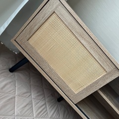 再　ラタン調テレビ台の画像