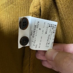 UNITED ARROWS コーデュロイシャツ Sサイズ（キャメルブラウン）1000円の画像