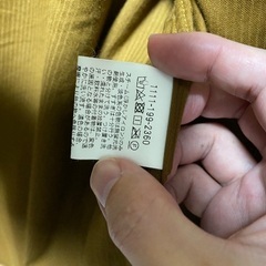 UNITED ARROWS コーデュロイシャツ Sサイズ（キャメルブラウン）1000円の画像