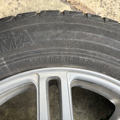 タイヤ付きホイール　4本セット　205/60R16　の画像