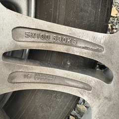 タイヤ付きホイール　4本セット　205/60R16　の画像