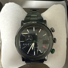 GUCCI ブラック アナログ腕時計 クォーツの画像