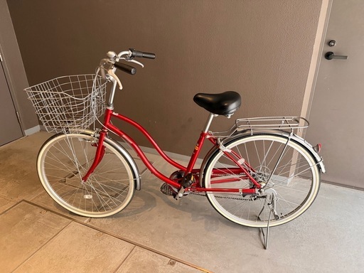 11/15までに取引可能な方のみ:　自転車　26インチ　あさひ　カジュリーリラックス　シティサイクル