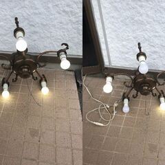 JM20435K) 照明器具＜径：約66cm 高さ：約30cm＞中古品【取りに来られる方限定】の画像