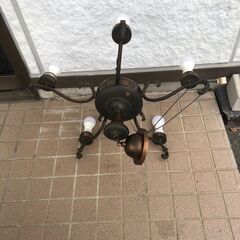 JM20435K) 照明器具＜径：約66cm 高さ：約30cm＞中古品【取りに来られる方限定】の画像