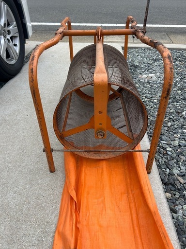 FH04 みのる産業 回転ふるい機 SC-1 手動 手回し 土ふるい