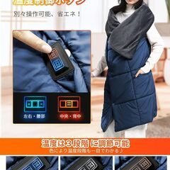 電気ブランケット 速暖 6枚ヒーター付き 6WAY使用 敷毛布の画像