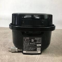 SHARP/シャープ 炊飯器 KS-CF05C-B 2021年製 3合炊 ブラック/黒 動作確認済 25k菊NSの画像