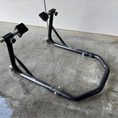モーターサイクル リアスタンド ミドル ブラック　中古の画像