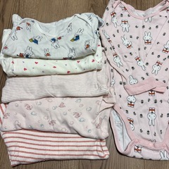 90.95センチ　ベビーロンパース6枚セットの画像