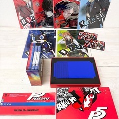 【中古品】PS4 ソフト ペルソナ5 20th アニバーサリーエディション SEGAラッキーくじ オールスタートリプルパック グッズ まとめ キャラクターグッズ ゲーム機 ゲームソフト 推し活 の画像