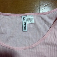 H&M BASIC ピンク 半袖Tシャツ XSの画像