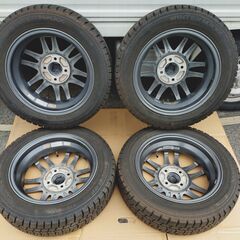 🔴山口市、155/65R14軽四アルミ冬2021年4本¥25000🔴バリ山・美品❗🔴100mm・4穴・イン45・ダンロップの画像