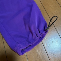 紫 カーゴパンツ　Sの画像