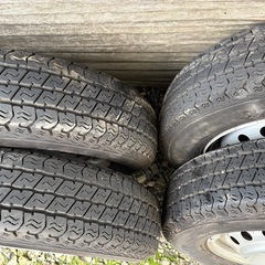 タイヤ付きホイール　4本セット　145/80R12の画像