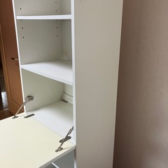 PC作業台つきカラーボックスの画像