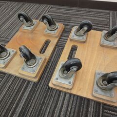 木製台車 2台セット 450×300×130 ★中古★の画像