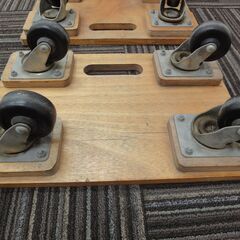 木製台車 2台セット 450×300×130 ★中古★の画像