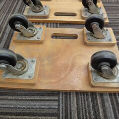 木製台車 2台セット 450×300×130 ★中古★の画像