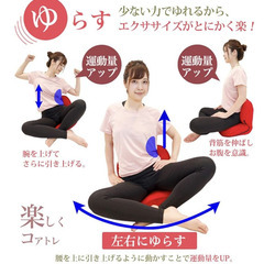 東急スポーツオアシス ながら骨盤チェアSmart ブラウンの画像