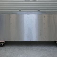 ≪zyt2556ジ≫ マルゼン ステンレス製 吊戸棚 幅150cm 奥行35cm 高さ60cm 壁掛け棚/吊り戸棚/食器棚/店舗/ガレージ/DIY/中古厨房機器/宮城県仙台市 71024-11の画像