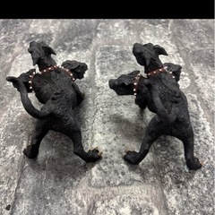 三頭犬フィギュア 黒の画像