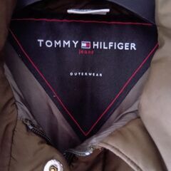 美品　TOMMY HILFIGER　トミーヒルフィガー　カーキブラウン　ダウン　S〜Mの画像