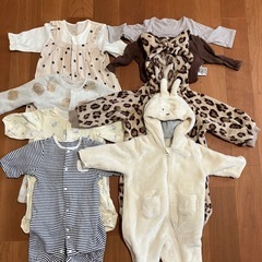 女の子　50〜70サイズ冬服の画像