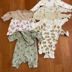 女の子　50〜70サイズ冬服の画像