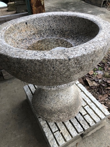 石臼と台座のセット