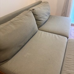 帆布　ソファー　の画像