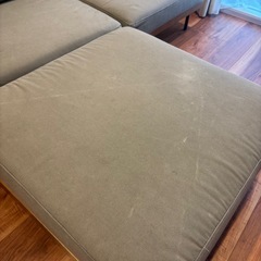 帆布　ソファー　の画像