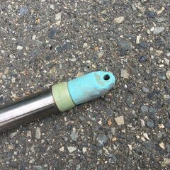 JM20436S)物干し竿 伸縮式 長さ：約215～300cm 直径：約3cm   中古品【取りに来られる方限定】の画像