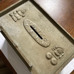 東海銀行旧本店型貯金箱（1950年代？　ヴィンテージ　レトロ　骨董　貴重）の画像